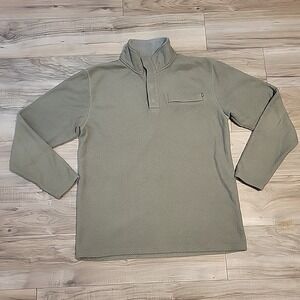 Freefly Performance Fleece‎ Mens Medium Bamboo Snap Pullover Lightweight
